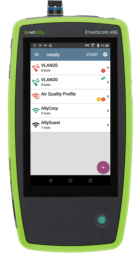 EtherScope AutoTest WiFi Profile