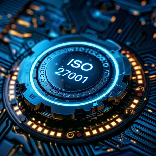 cybersecurity with the text iso 27001